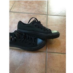 All black converse